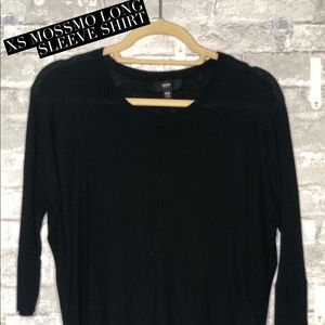 long sleeve black shirt